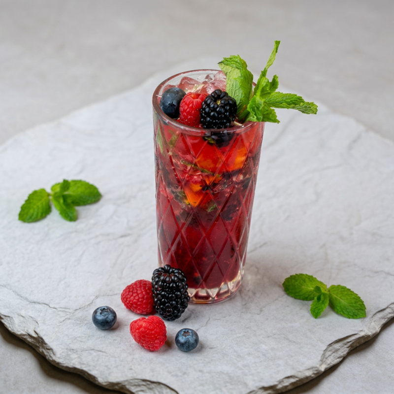 موهيتو التوت — مطعم آمو دبي